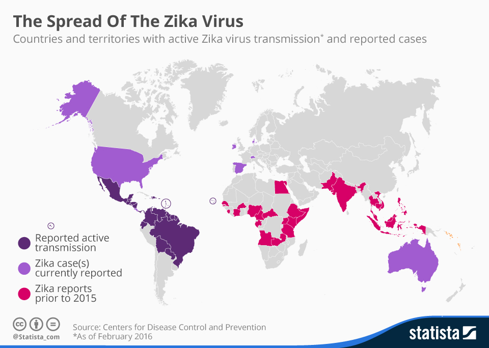 Infographic The Spread Of The Zika Virus The Bronx Chronicle 