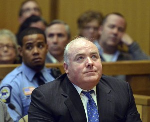 Skakel reacts to being granted bail during his hearing at Stamford Superior Court, in Stamford, Connecticut