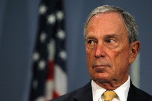 New York City Mayor Michael Bloomberg speaks during a news conference at City Hall in New York