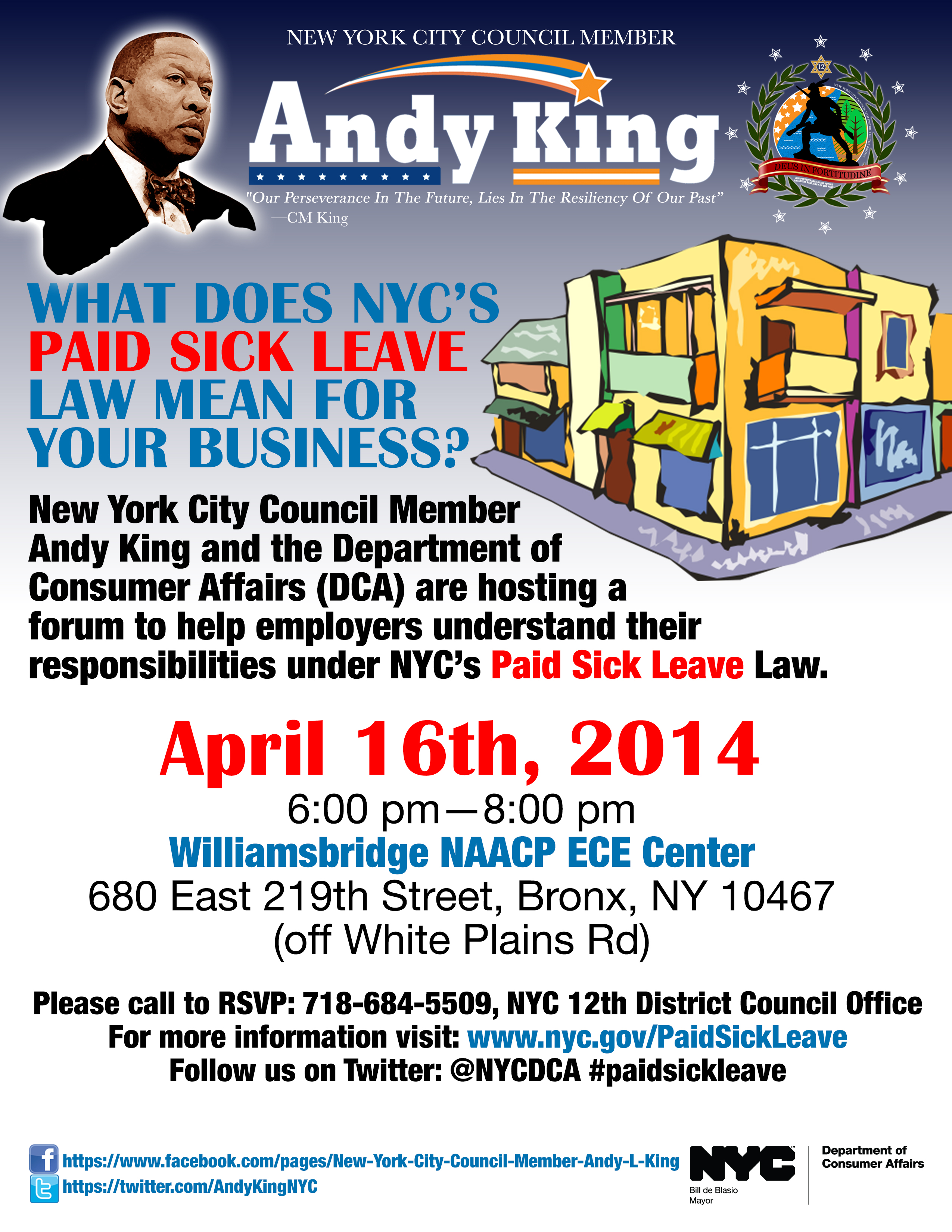 Paid Sick Leave Forum In Wakefield TONIGHT