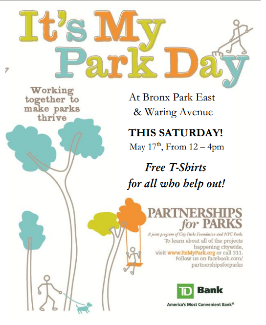 “It’s My Park Day!” in Bronx Park