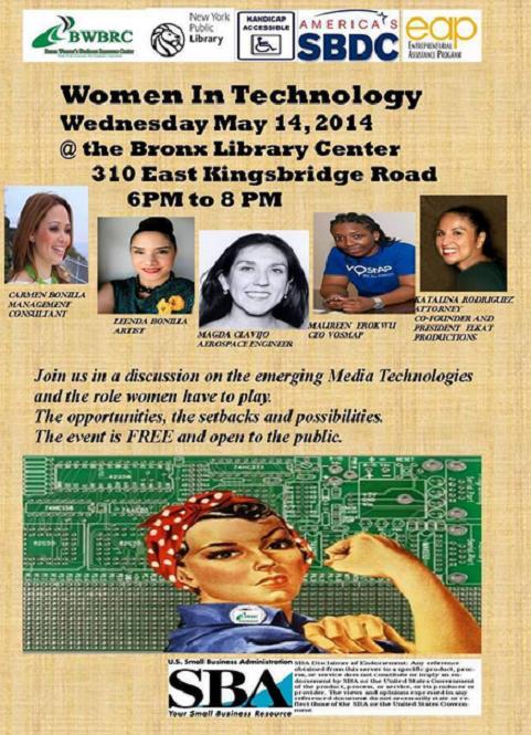 Women In Technology Event Tomorrow At Bronx Library Center