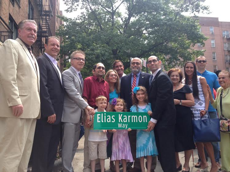 “Mr. Bronx” The Late Eli Karmon Honored With Street Sign In Pelham Parkway