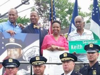 Jubilant Street Naming Ceremony For The Late Sgt. Keith Ferguson In Baychester This Morning