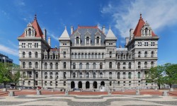 The NYS CAPITOL BUILDING, ALBANY,