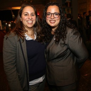 Eunic Ortiz, President, Stonewall Democratic Club of New York City and her life Partner Melanie La Rocca. 