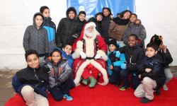 Santa Claus & Westchester Square BID Light Up The Bronx