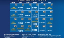NYPD Police Exam Schedule