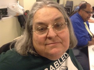 Edith Prentiss, President of 504 Democratic Club, Vice President for Legislative Affairs, Disabled In Action ( DIA)