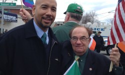 Bronx Borough President Ruben Diaz Jr. and Lewis Goldstein