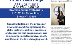 3rd Capacity Building Workshop April 28, 2015