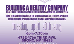 Building a Healthy Company April 28th, 6pm-7:30pm