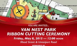 Van Nest Park Ribbon Cutting Ceremony, May 8th