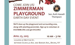 Earth Day at Zimmerman Playground April 25, 2015