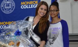 Miss USA visits Monroe College!