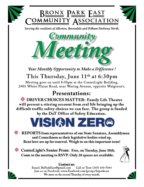 Flyer for Social Media - This Thursday's BPECA Community Meeting