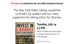 Library Advocate Appreciation Day – Tuesday, July 14, 3-5 PM