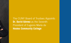 Statement from Senator Rivera on the Appointment of Dr. David Gómez as President of Hostos Community College