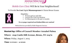 Upcoming Breast Cancer Screening Sites – Bronx, NY
