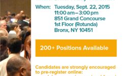 Bronx Job Fair 9/22/15