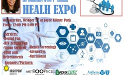 Assemblywoman Latoya Joyner’s Health Expo – Saturday, Oct. 24 – Joyce Kilmer Park