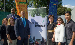BP Diaz at Tour de Bronx Launch and DiVA Spa
