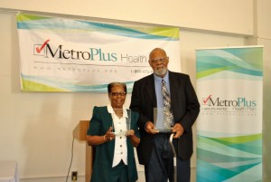Seniors receiving Mother-Love, Father-Love Award