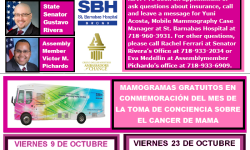 Free mammograms in Commemoration of Breast Cancer Awareness Month