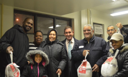 Senator Klein gives thanks by giving back –  donates Thanksgiving turkeys to families in need