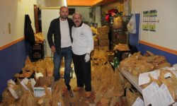 The Albanian American Open Hand Association and the Pelham Parkway Neighborhood Association Annual Holiday Food Giveaway
