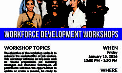 Assemblywoman Joyner’s Upcoming Workforce Development Workshops