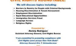 CIVIL RIGHTS ROUNDTABLE on JANUARY 22nd
