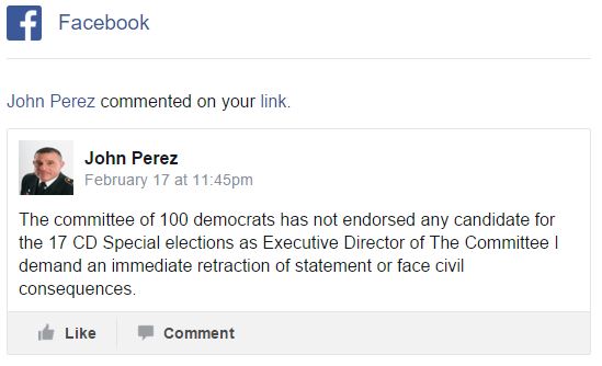 John Perez_100 Democrats