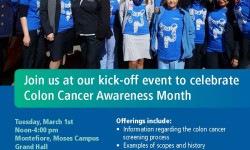 Colorectal Cancer Awareness Month Event Starting March 1st