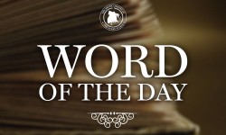 Word of the Day: March 12, 2016