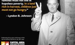 President Lyndon B. Johnson spearheaded the War on Poverty during his Great Society era.