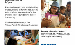 This Saturday is Family Arts ‘n Crafts Day!