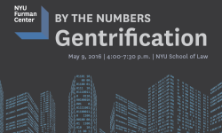 Join us for By the Numbers: Gentrification