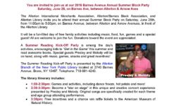 Allerton International Merchants Association / Allerton/Barnes Block Association / Allerton Library Annual Summer Block Party: Saturday, June 25, 2016