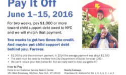 Pay It Off: From June 1-15 OCSE Is Matching Payments on Child Support Debt Owed to NYC