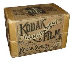 Kodak's transparent film that was introduced with the kodak camera in 1888 which provided 100 exposures. [HistoricCamera.com]