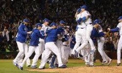 Chicago Cubs Win NLCS to advance to the World Series against the Clevelnad Indians. Credit: Foxsports.com