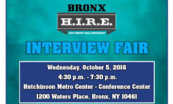 Bronx H.I.R.E. Interview Fair – Today at 4:30 p.m. at the Hutchinson Metro Center