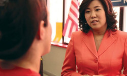 Rep. Grace Meng (D-Queens) is a DNC Vice Chair, Assistant Whip for House Democrats, and is currently running for re-election as DNC Vice Chair.