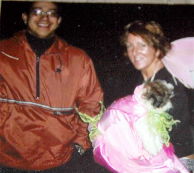 Cesar Villavicencio (left) was found not guilty in the death of Pamela Stockwell, in a photo from a 2008 Halloween party. Credit: Bolton