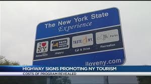 NYS DOT Commissioner Matthew Driscoll released revised cost numbers. In November, he said $1.7 million had been spent on materials for the signs. Credit: WHEC.com