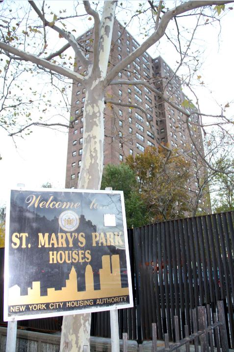 A Brooklyn pervert was released after a little more than 2-moths in jail, the mother fears he may return to the St. Mar'y Park Houses in Longwood. Photo by David Greene