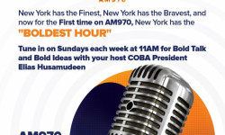 Tune in on Sundays each week at 11AM for COBA RADIO: The Boldest Hour on AM970 with your host COBA President Elias Husamudeen