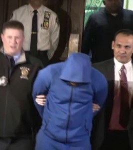 Davaughn Johnson arrested in Bronx stairwell shooting death of Aaliyah Alder Credit: PIX 11 / WPIX-TV