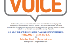 Bronxites…Your Voice Is Needed…Important Community Discussion to Discuss Strategies to Reduce Poverty!